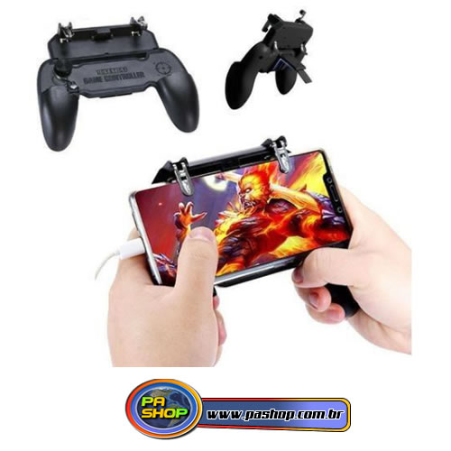 Game pad/controle de celular joystick com gatilho W10